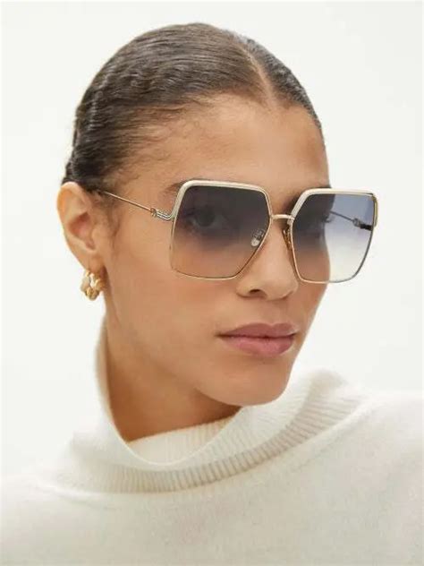 dior oversized square metal sunglasses|Dior oversized sunglasses women.